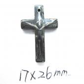 Hematite Cross Charms  17x26mm